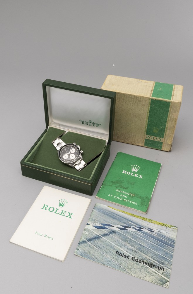 Rolex - Iconico e Ricercato Cosmograph Daytona Ref 6263 in Acciaio, Quadrante Nero Virato "tropic...