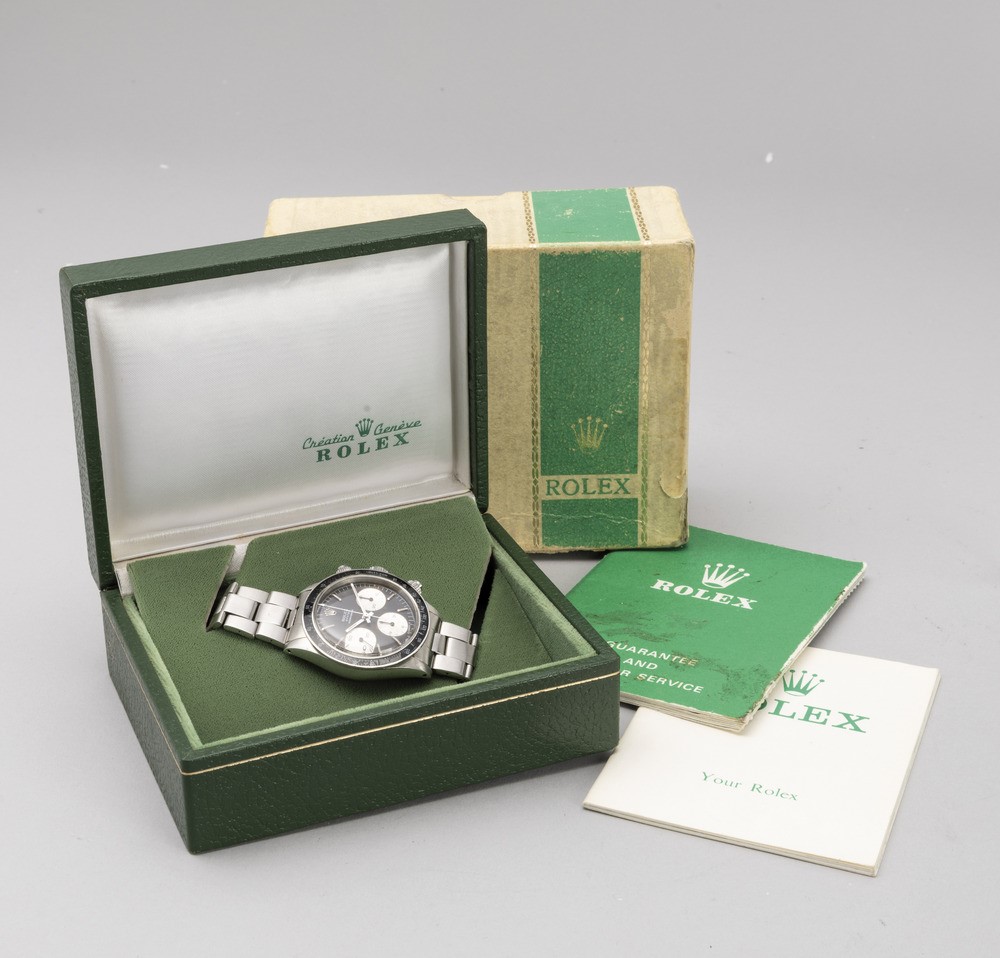 Rolex - Iconico e Ricercato Cosmograph Daytona Ref 6263 in Acciaio, Quadrante Nero Virato "tropic...