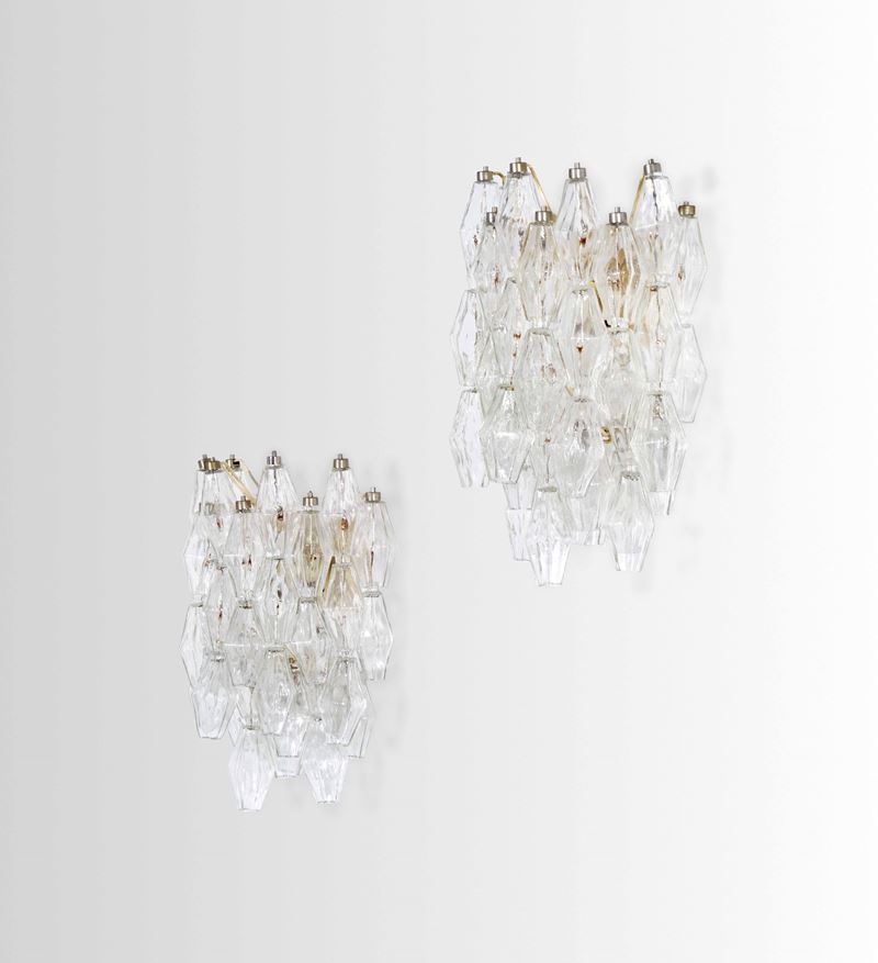 Venini : Due lampade a parete  - Asta Design Lab - Cambi Casa d'Aste