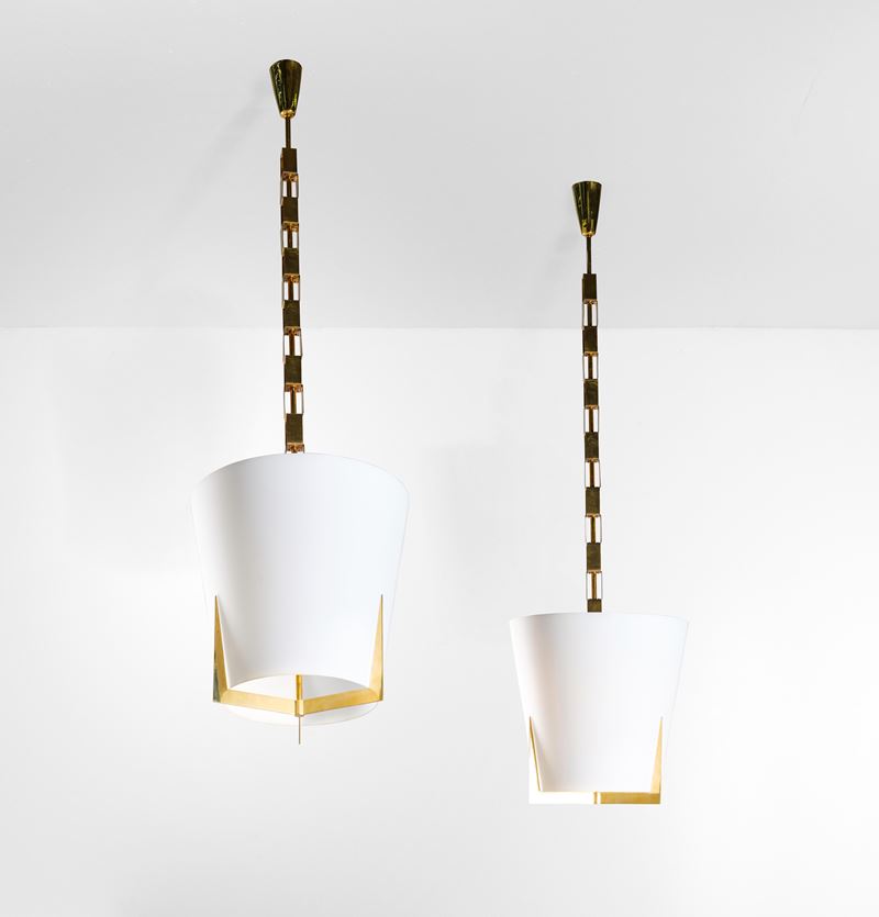 Stilnovo : Due lampade a sospensione  - Auction Design Properties - Cambi Casa d'Aste