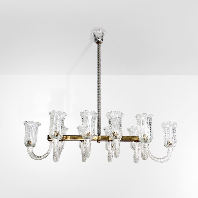 Barovier &amp; Toso : Lampada a sospensione  - Asta Design Properties - Cambi Casa d'Aste