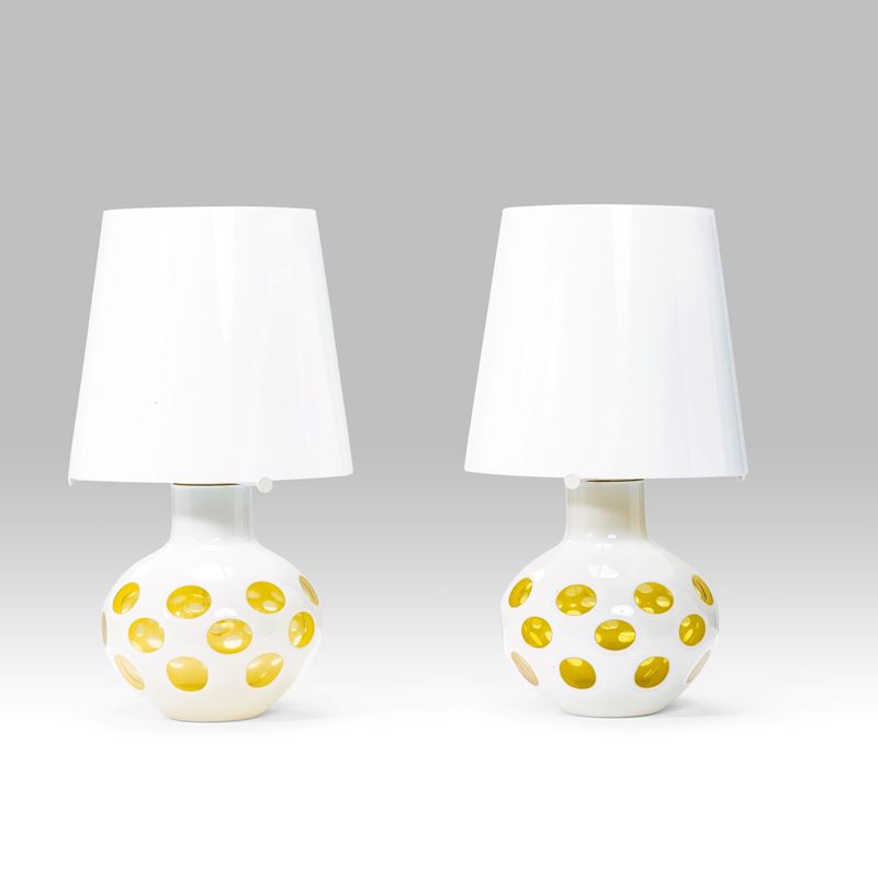 Carlo Nason : Due lampade da tavolo  - Asta Design Properties - Cambi Casa d'Aste