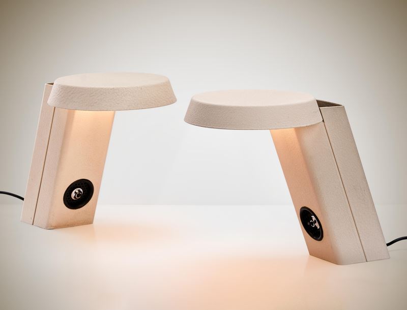 Gino Sarfatti : Due lampade da tavolo mod. 607  - Auction Design Properties - Cambi Casa d'Aste