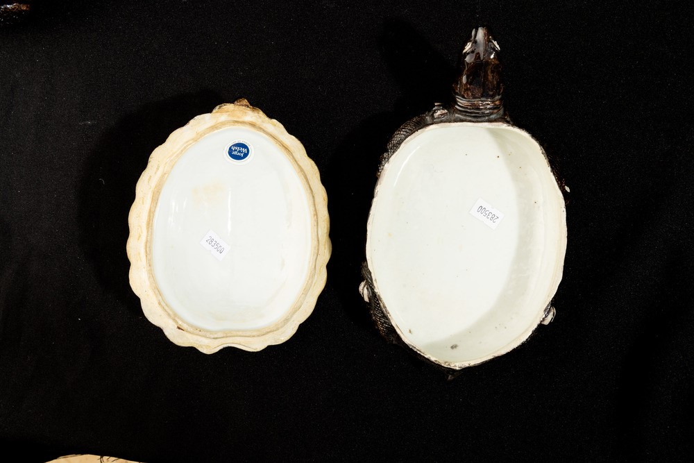 Coppia di Tartarughe con Coperchio, Cina, Dinastia Qing, Periodo Qianlong (1736 - 1795)