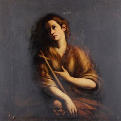 Scuola Italiana del XVII Secolo Maddalena Penitente