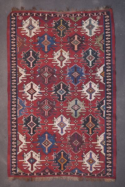 Kilim Caucaso Fine XIX Inizio XX Secolo