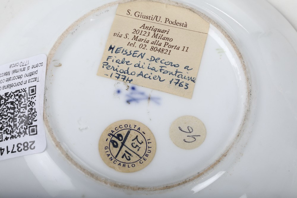 Tazza con Piattinomeissen, 1770-1780 Circa