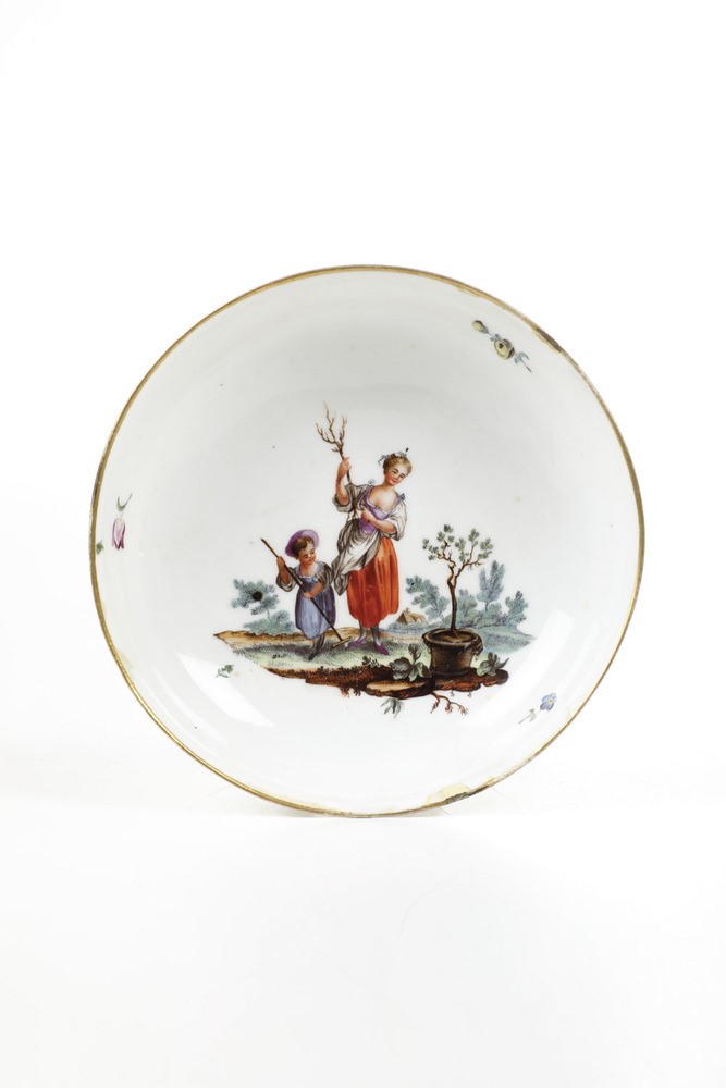 Tazza con Piattino Germania, Manifattura di Höchst, 1770 Circa