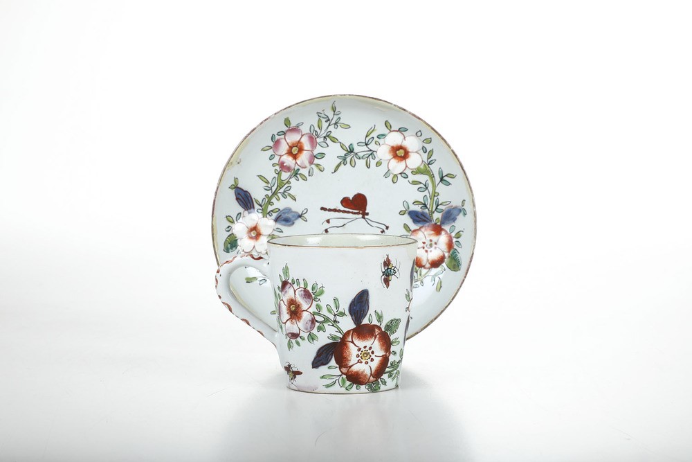 Una Tazza e un Piattino Milano, Manifattura di Pasquale Rubati o Felice Clerici, 1760–1780