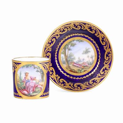 Tazza con Piattino Sévres, 1777