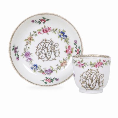 Tazza con Piattino, XIX Secolo (?)
