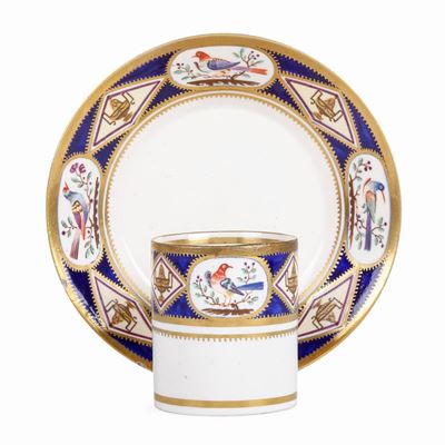 Tazza con Piattino Napoli, Verso il 1810