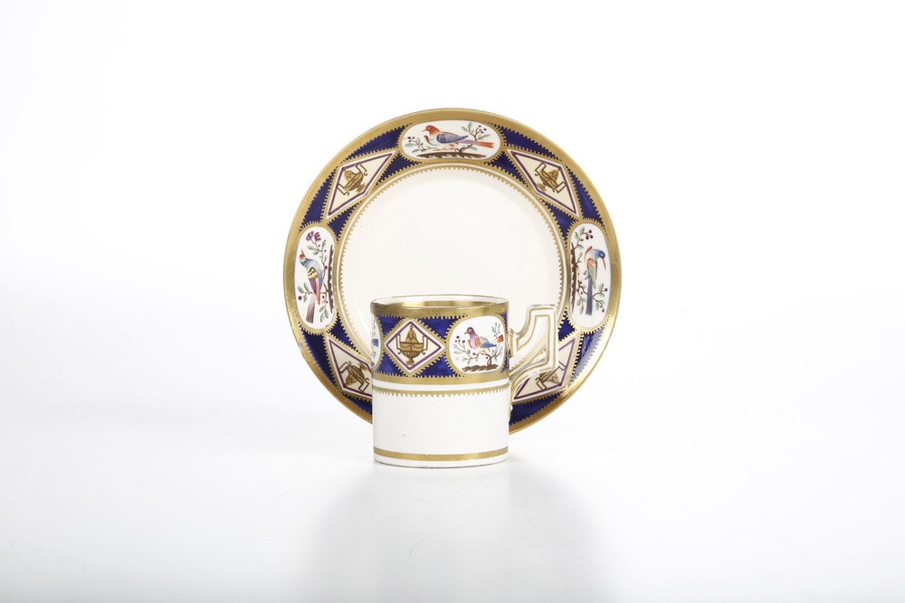 Tazza con Piattino Napoli, Verso il 1810