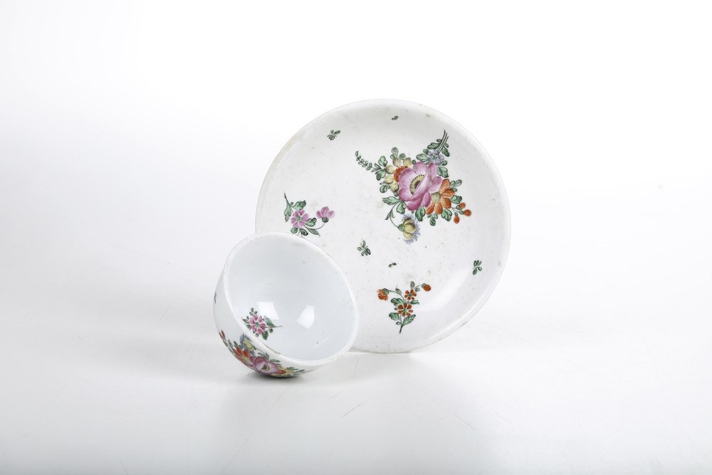 Tazza con Piattino Nove, Manifattura Antonibon 1780 Circa