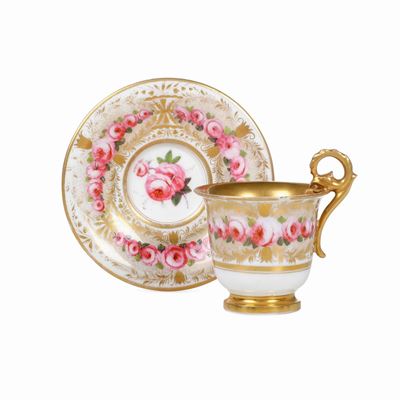 Tazza con Piattino, Fine XIX Inizio XX Secolo