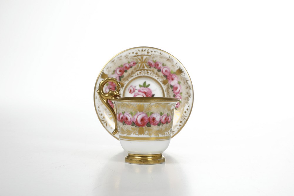 Tazza con Piattino, Fine XIX Inizio XX Secolo