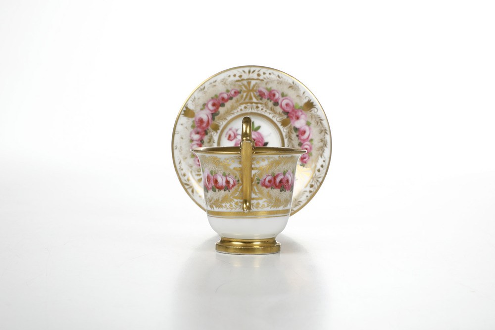 Tazza con Piattino, Fine XIX Inizio XX Secolo