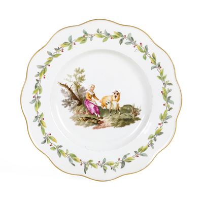 Piatto.meissen, 1763-1774.