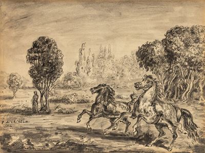 Cavalli in un Paese, 1954