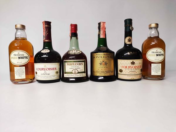 Hennessy, Courvoisier, Normandin, Prince Hubert, Cognac