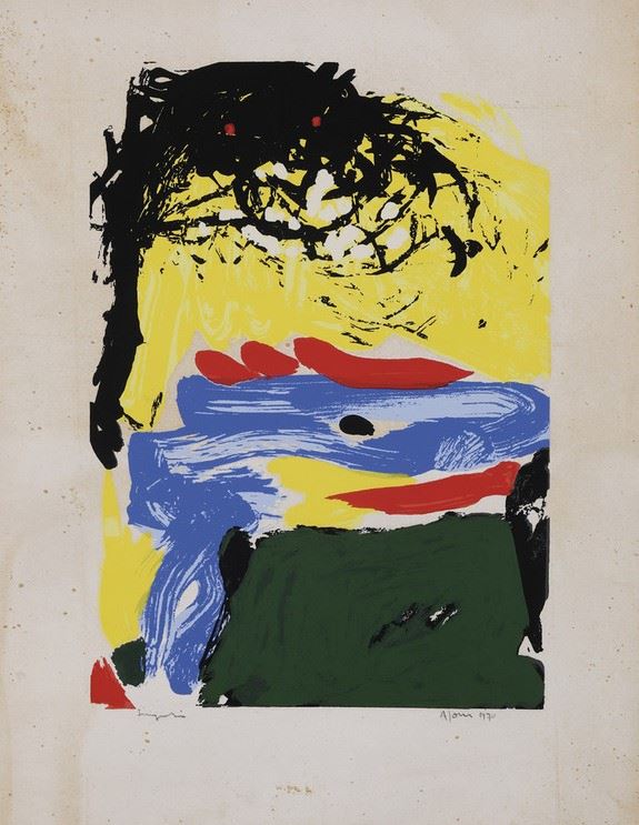 Asger Jorn : Senza titolo  (1970)  - litografia - Asta Prints & Multiples  - Cambi Casa d'Aste
