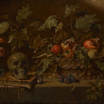 Maestro della Natura Morta Acquavella (attivo a Roma nella Prima Metà del XVII Secolo) Natura Mor...