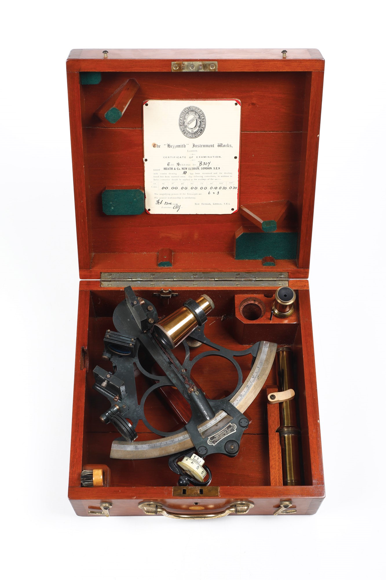 Sestante in Custodia The Mezzanith Instruments Works, Inghilterra 1933