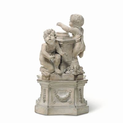 Gruppo su Piedistallotorino, Manifattura di Vinovo, Periodo Lomello, 1815-1825