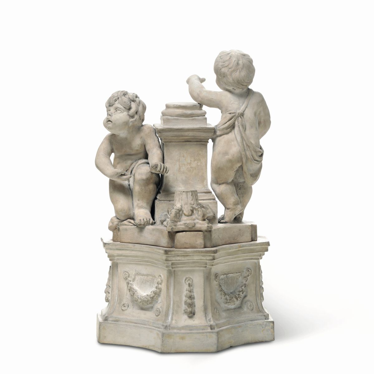 Gruppo su Piedistallotorino, Manifattura di Vinovo, Periodo Lomello, 1815-1825