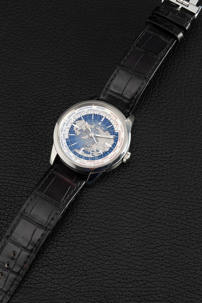Jaeger-lecoultre - Complicato Orologio da Polso Geophysique Worldtime in Acciaio Automatico, 24 F...