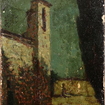 Flavio Bertelli (san Lazzaro, 1865 – Rimini, 1941) Chiaro di Luna