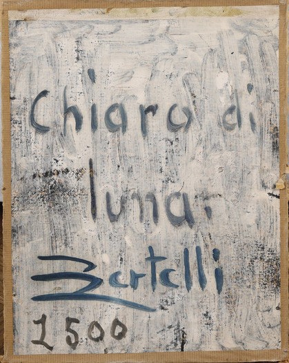 Flavio Bertelli (san Lazzaro, 1865 – Rimini, 1941) Chiaro di Luna