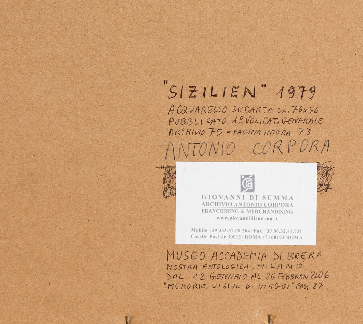 Antonio Corpora - Sizilien