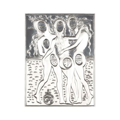 Le tre Grazie, multiplo in argento
