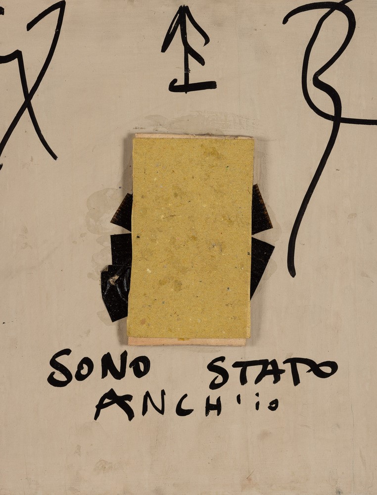 Bruno Ceccobelli - Sono stato anch'io, tecnica mista su tavola
