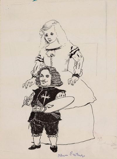 Senza Titolo (studio da “las Meninas” di Velázquez)