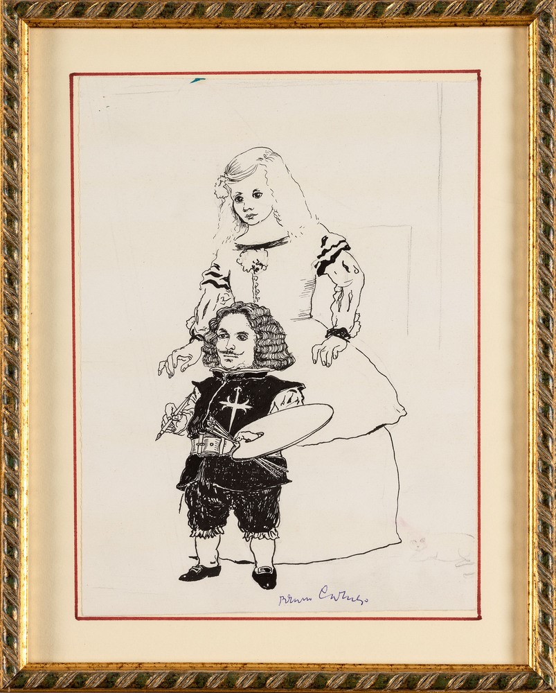 Bruno Caruso - Senza Titolo (studio da “las Meninas” di Velázquez)