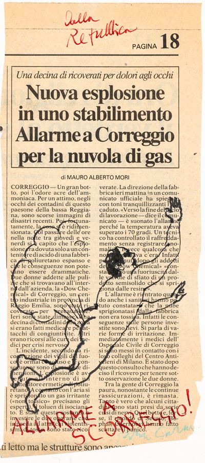 Allarme a Scorreggio