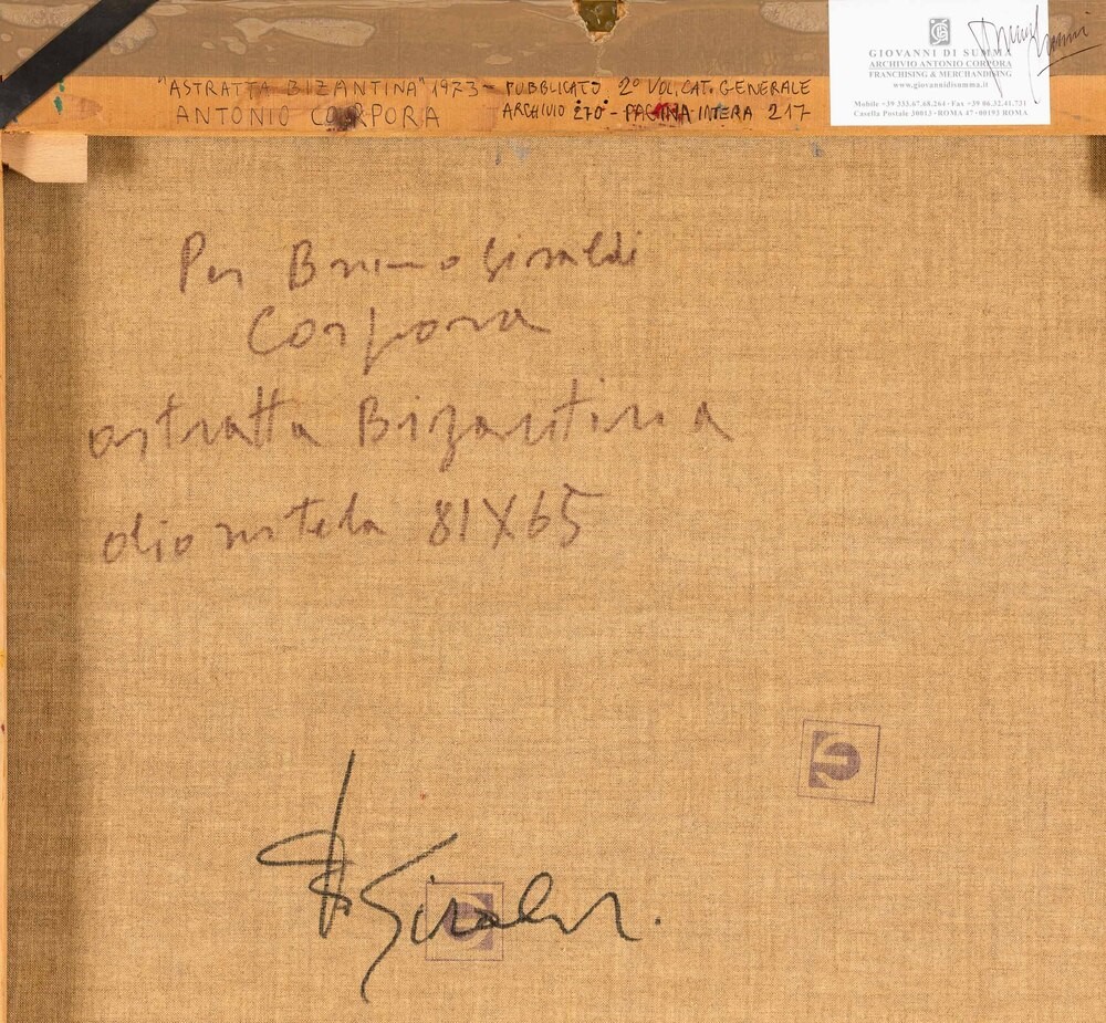 Antonio Corpora - Astratta Bizantina