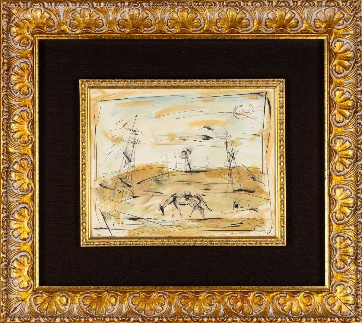 Giovanni Stradone - Paesaggio con Cavallo