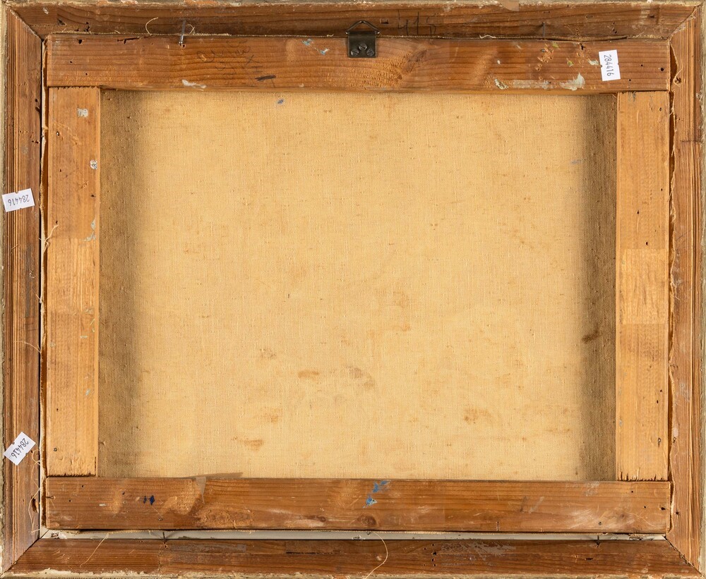 Autore Anonimo del XXI Secolo Paesaggio con Carretto