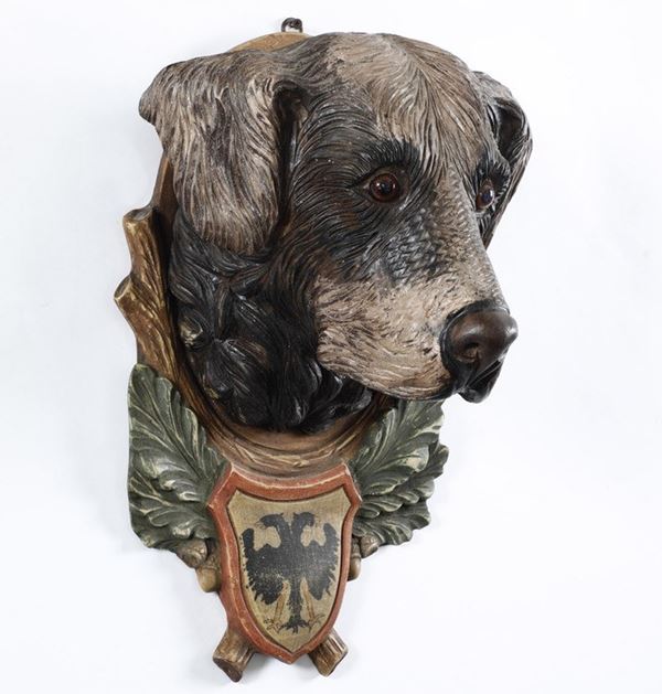 Testa di cane. Scultore d'oltralpe, XIX-XX secolo