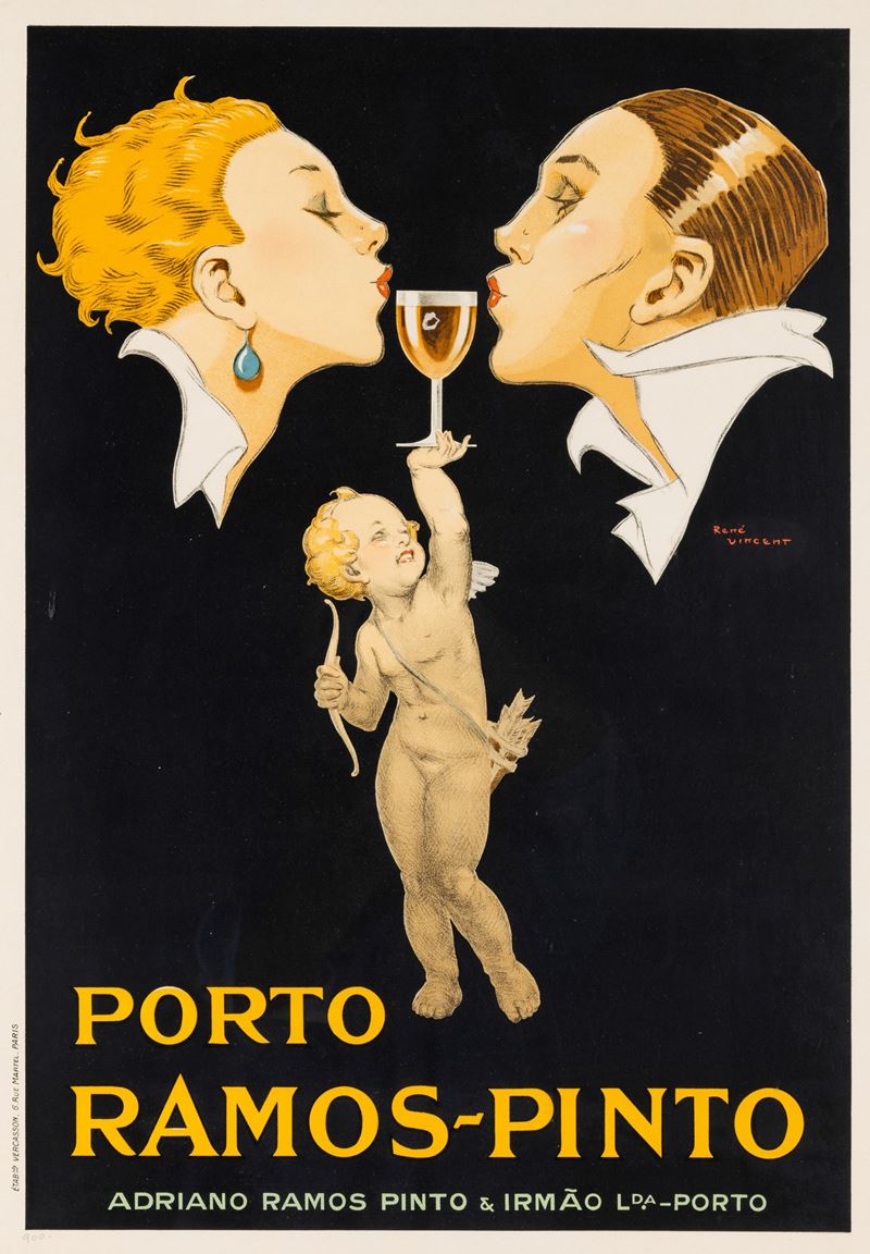 Vincent Ren&#233; : Porto Ramos - Pinto.  - Auction POP Culture and Vintage Posters - Cambi Casa d'Aste