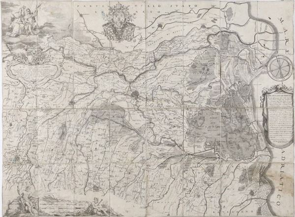 Baruffaldi Ambrogio Corografia del ducato di Ferrara con la delineazione delle città, castelli, terre,  [..]