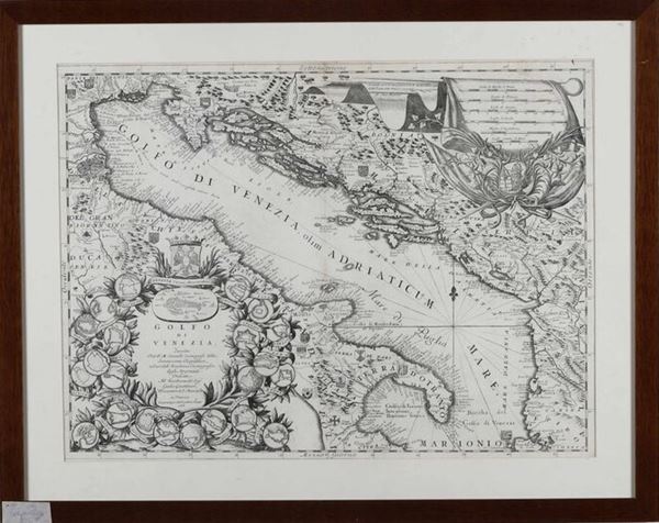 Coronelli Vincenzo Maria. Golfo di Venezia descritto dal Coronelli...In Venezia 1688.