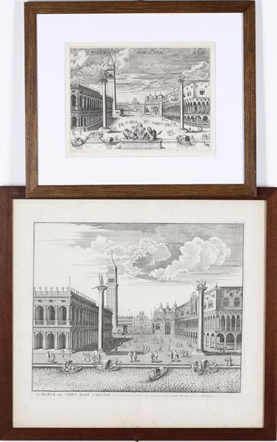 Blaeu Joan (1596-1673)- Pierre Mortier (1661-1711) Place De San Marc À Venice...amsterdam Pierre ...