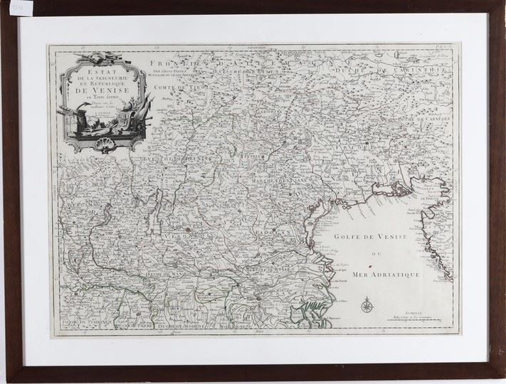 Santini Paolo. Estat de la seigneurie et république de Venise en terre ferme...par Santini, chez Remondini, Venezia 1776.  - Auction Prints - Cambi Casa d'Aste