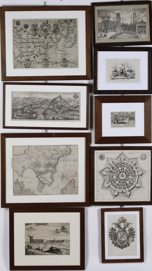 Matthäus Merian Nova Palma Francoforte, 1640  - Auction Prints, Views and Maps - Cambi Casa d'Aste