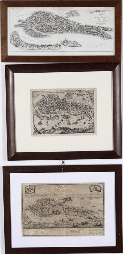 Tommaso Fontana Pianta Elevata di Venezia... Venezia Fontana 1838