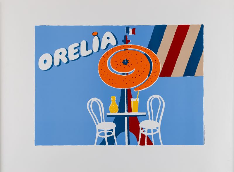 Bernard Villemot : Orelía.  - Auction POP Culture and Vintage Posters - Cambi Casa d'Aste